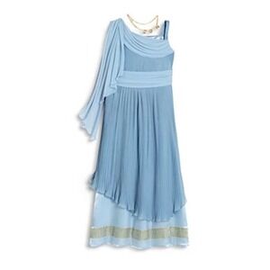 American Girl Grecian Princess Costume Dress Light Blue Girls Large L 2004
